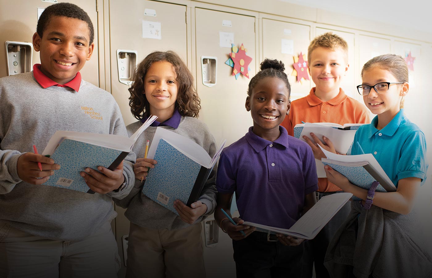 MHS Students Standing Together in Hallway