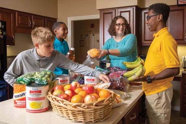 MHS Students at Home