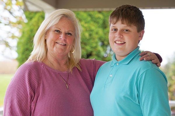 Cait Gabriel and son