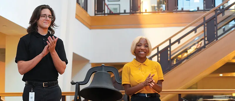 MHS students celebrating