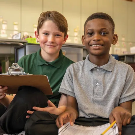 MHS students posing for photo