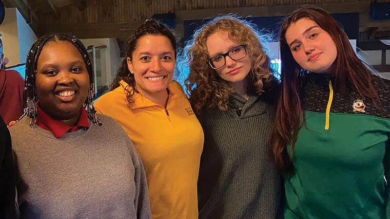 Khloe Walker holding Hershey bar