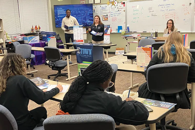 MHS students in a classroom