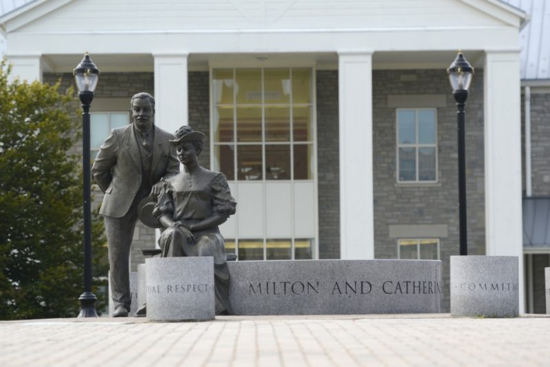 Milton & Catherine Hershey Statue