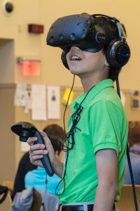 As part of the Computer Technology career pathway in Milton Hershey School’s CTE program, high school students are working with virtual reality technology.