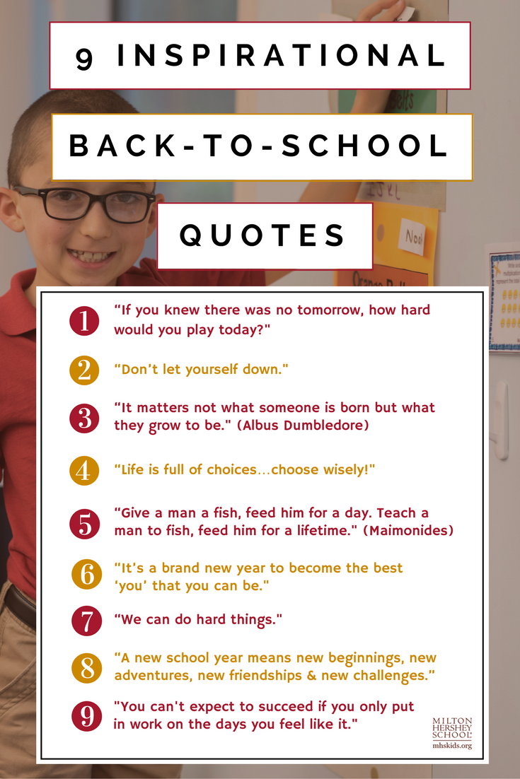 MHS teachers share their back-to-school mottos.