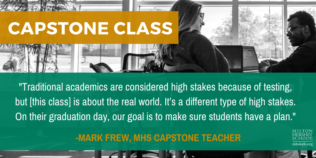 Capstone Classes Preparing Seniors for Life After Graduation Milton