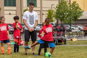 MHS students meet professional soccer player Christian Pulisic