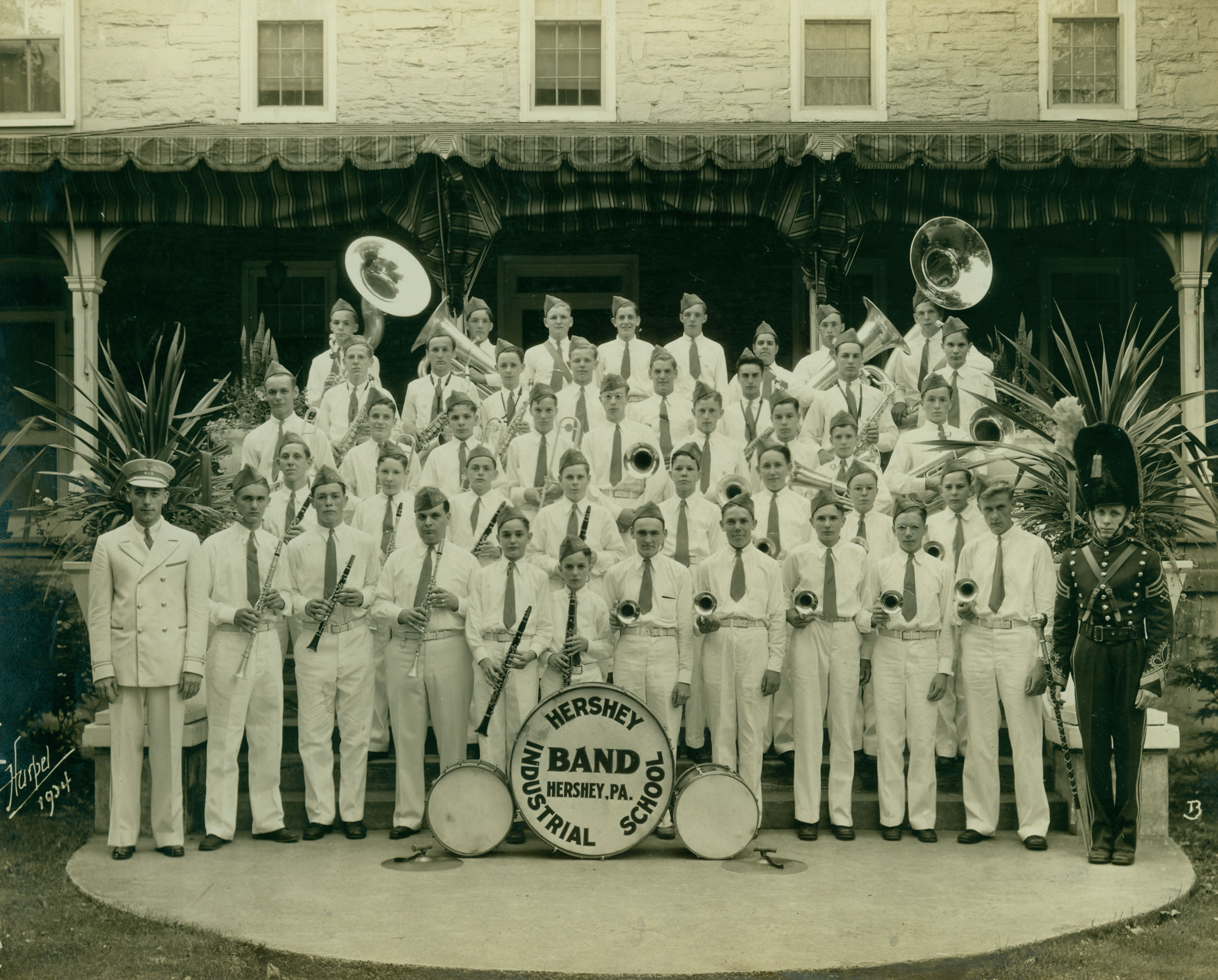 Varsity band in 1923-24