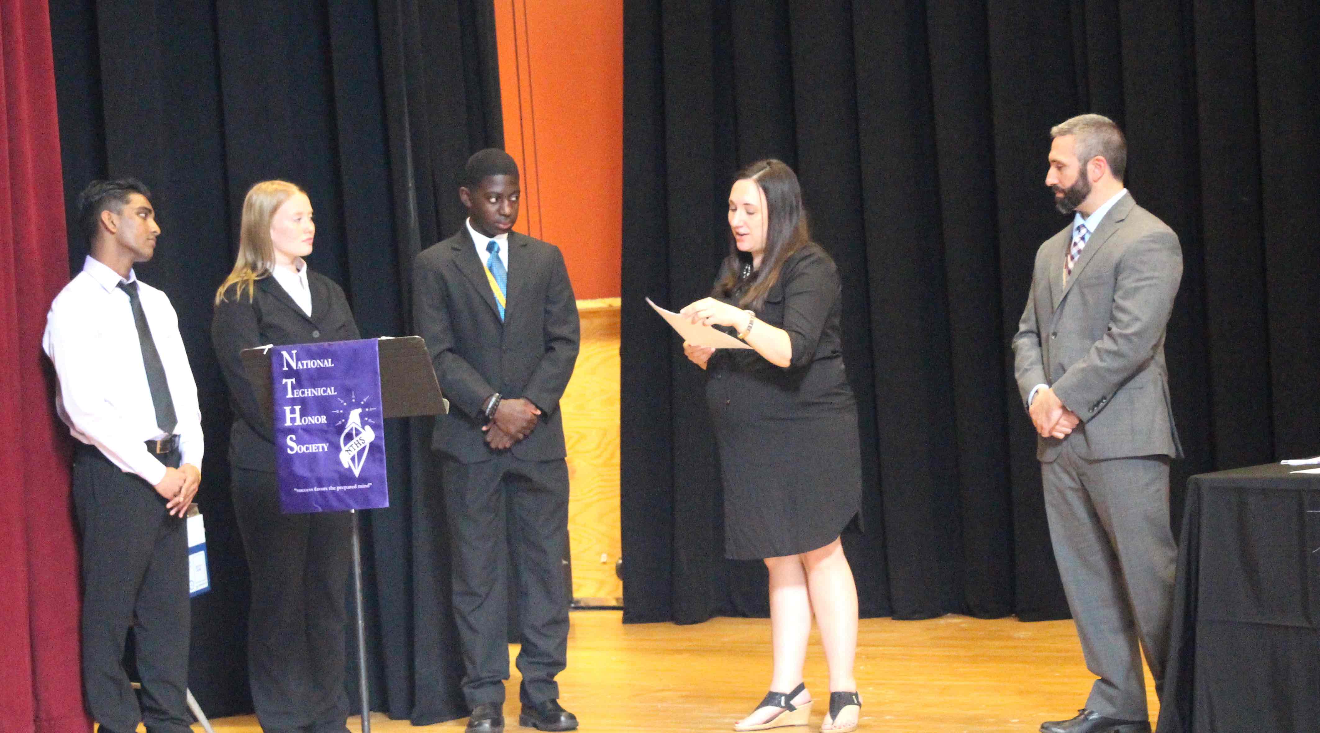 MHS students were inducted into the National Technical Honor Society
