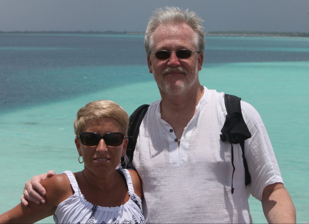 William Harding '78 and his wife on vacation
