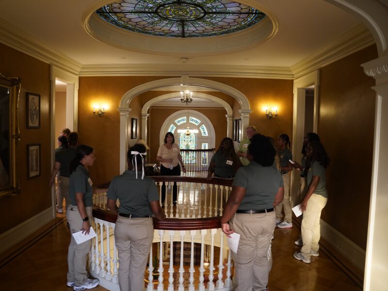 Class of 2027 Pinning Ceremony Homestead tour