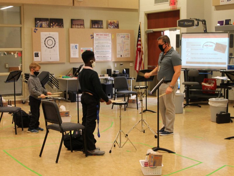 MHS teacher and students continue music education during pandemic