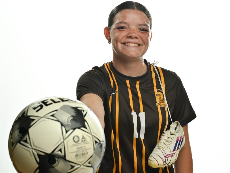 MHS soccer player Lilly Gullace