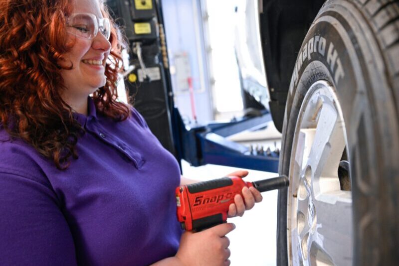 MHS automotive classroom