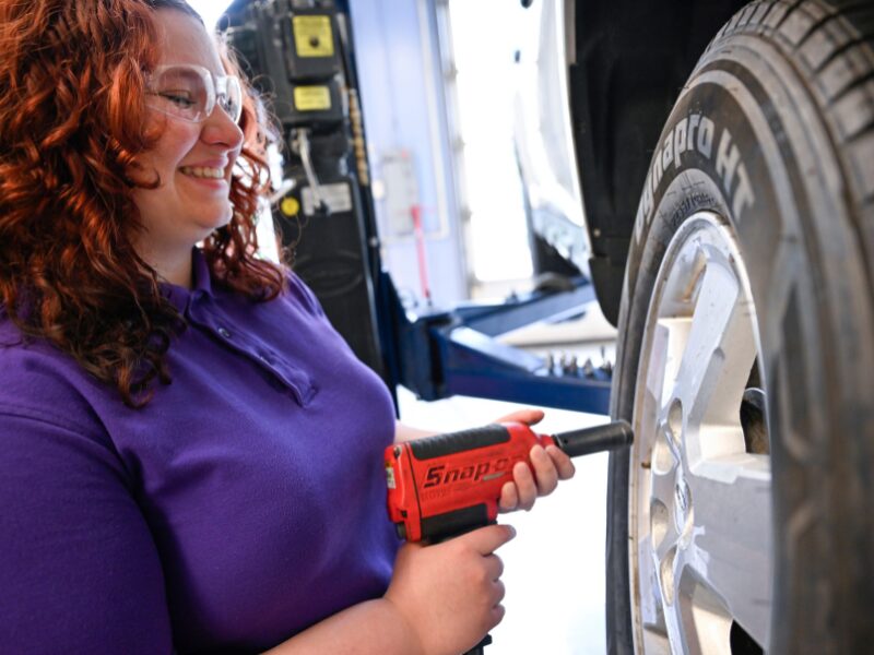 MHS automotive classroom
