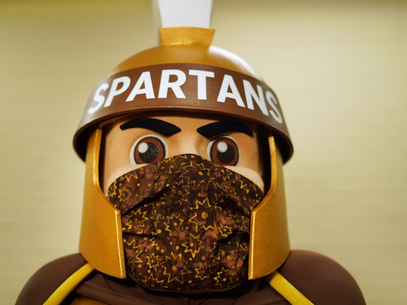 Sparty with mask