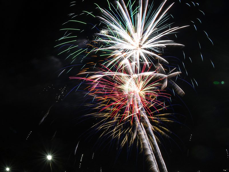 MHS fireworks display 2020
