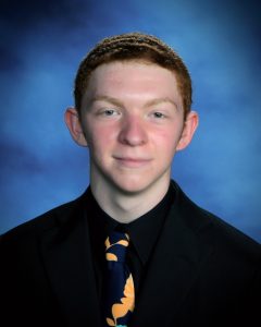 MHS student James Samuel recognized as January Rotary Student