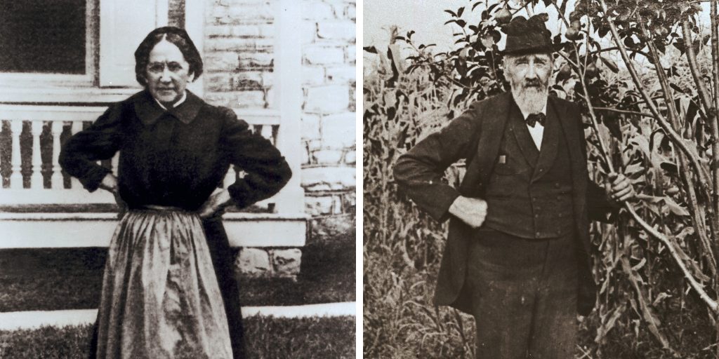 Milton Hershey's parents Fanny and Henry Hershey as a part of his legacy