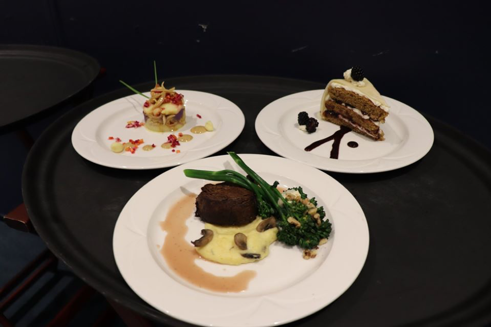 The Milton Hershey School Pennsylvania ProStart Invitational team's dishes paid tribute to the school's Multicultural and Global Education program.