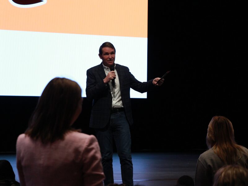 Hershey Company CEO Kirk Tanner at the SGA Leadership Conference