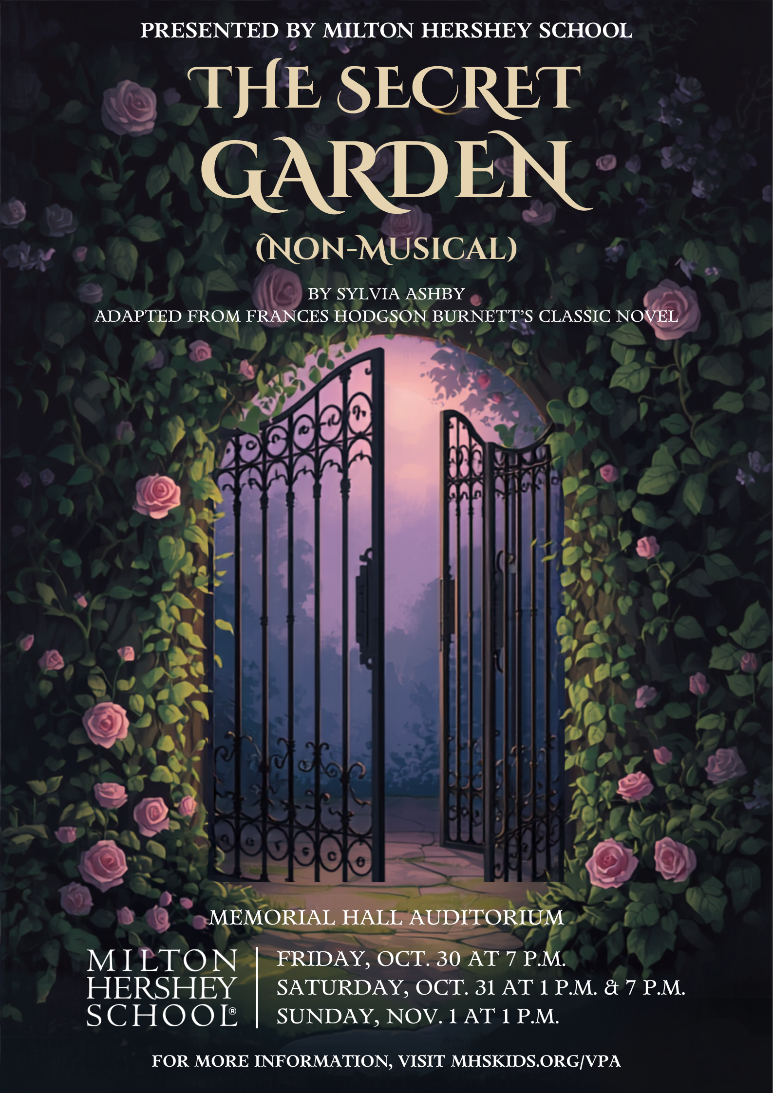 the secret garden play flyer