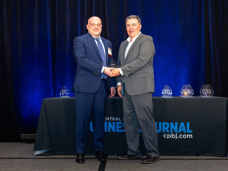 andrew clark receives award