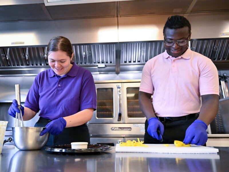 cte kitchen classroom for culinary students