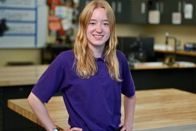 MHS engineering student