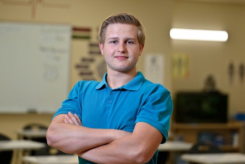 MHS health science student