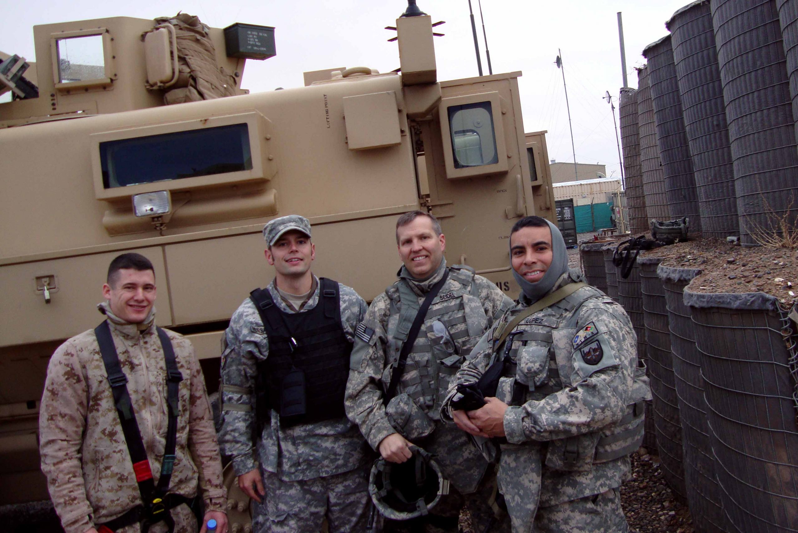 Milton Hershey School alumnus Chuck Seidel ’87 in Afghanistan.