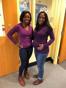 Milton Hershey School alumnae Ododo and Fonati now work for their alma mater in the Home Life department.