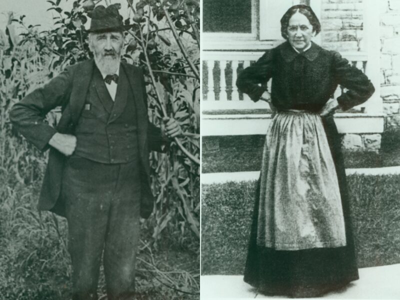 Henry and Fanny Hershey, Milton Hershey's parents