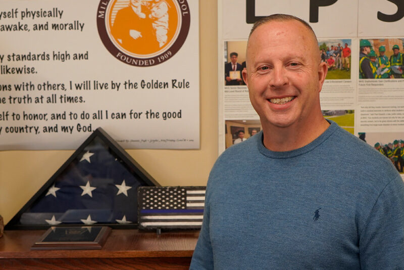 Milton Hershey School teacher Paul Gaspich is a United States Army veteran who uses lessons he learned in the military in his classroom.