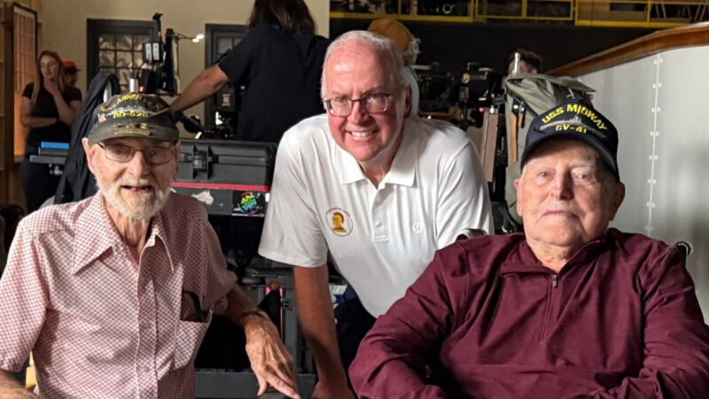 MHS Alumni Who Knew Mr. Hershey Visit HERSHEY Movie Set
