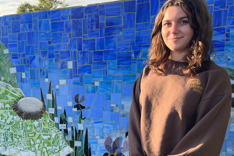 Milton Hershey School student Katharine Peters discovered her passions through art.