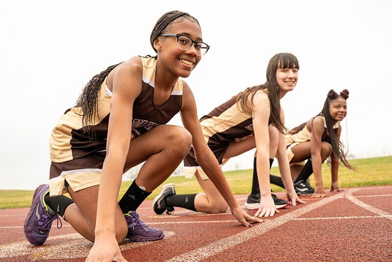 Middle school student athletes