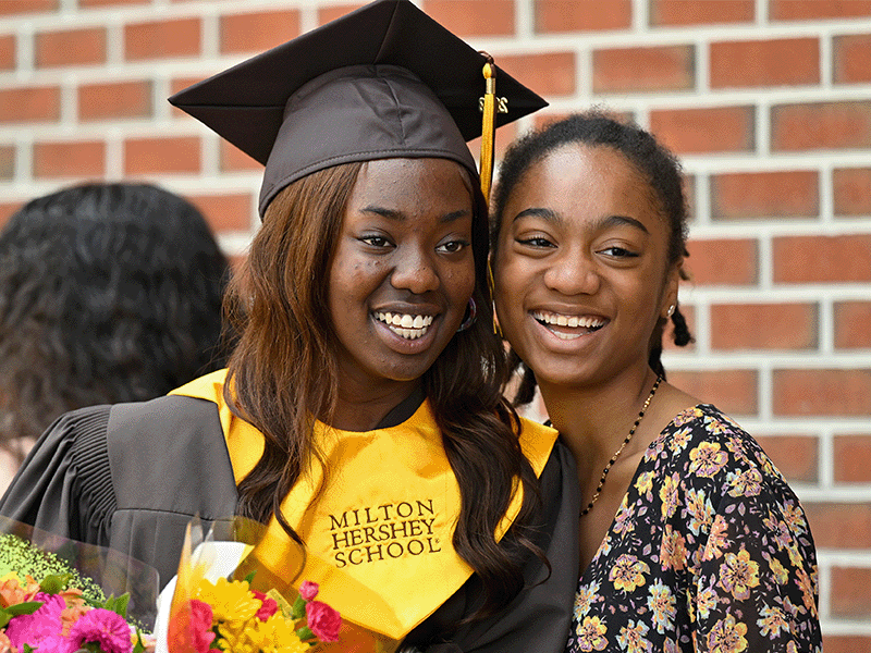 Milton Hershey School Class of 2023 celebrated their graduation with parents/sponsors, staff, and students.