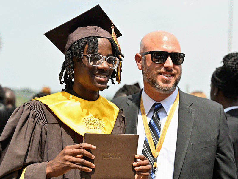 Milton Hershey School Class of 2023 celebrated their graduation with parents/sponsors, staff, and students.