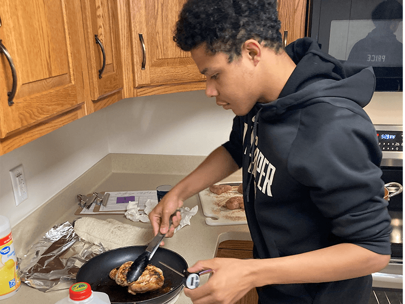 Milton Hershey School student cooks for Iron Chef competition