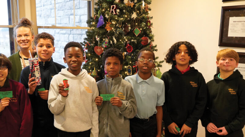Milton Hershey School Student Home Celebrates Countdown to Christmas