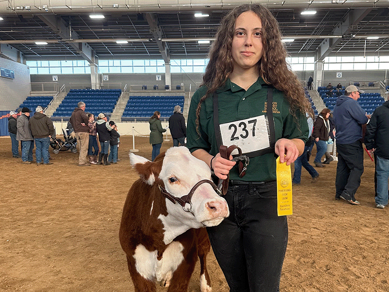 Milton Hershey School student places at the PA Farm Show.