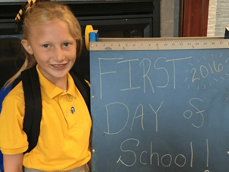 Milton Hershey School student prepares for the first day of school