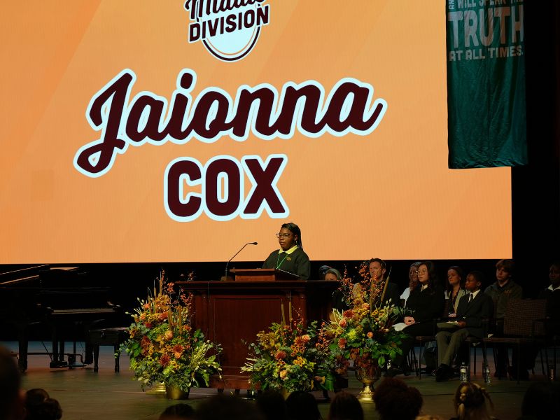 Milton Hershey School Founders Day Assembly 2025 Jaionna Cox