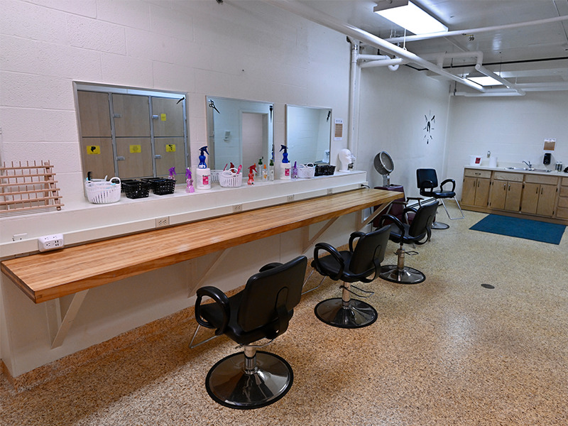 Milton Hershey School Gertrude Gurt Family Center's hair care center
