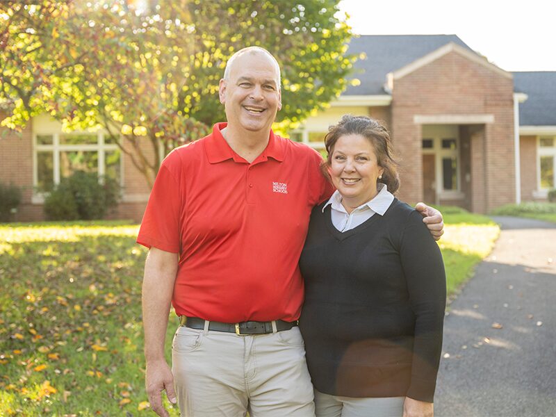 Milton Hershey School houseparents, the Snows.