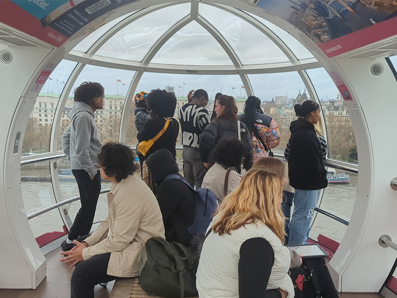 Milton Hershey School students tour London during as part of a Multicultural and Global Education program trip to England and Scotland.