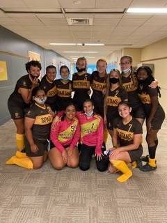 Milton Hershey School lifer, Justice Vaux, with MHS soccer team