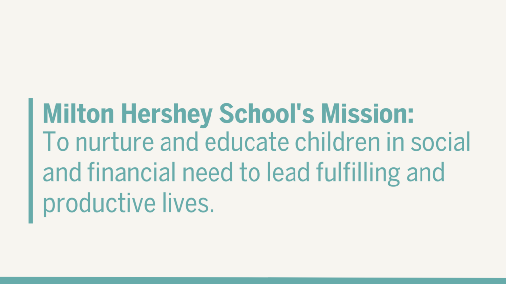 Milton Hershey School's mission described in Poverty Talks discussion